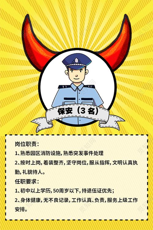 免费招聘北京保安的相关图片